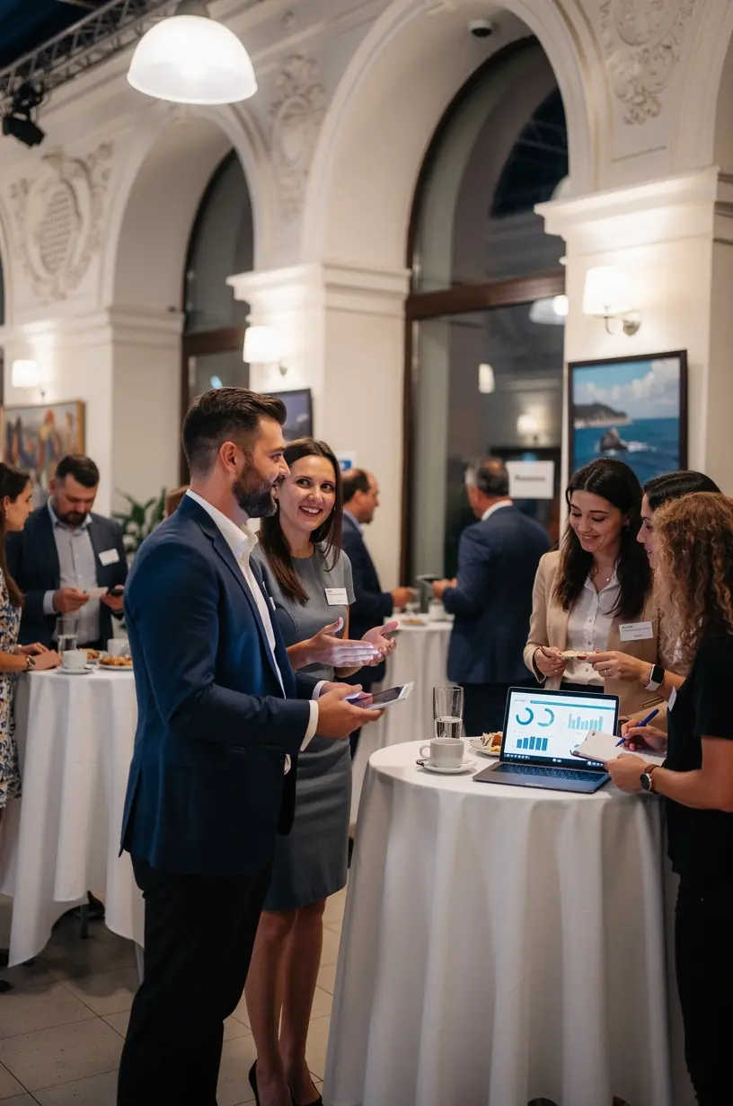 Fotografie cu un specialist în organizație explicând metode de gestionare a timpului în birou.